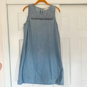 Loft Chambray Dress sz M